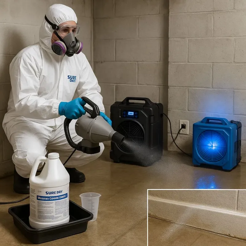 Sanitization and Odor Removal process in Sheffield, OH
