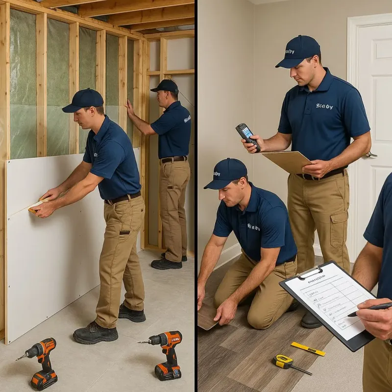 Repairs and Reconstruction process in Sheffield, OH